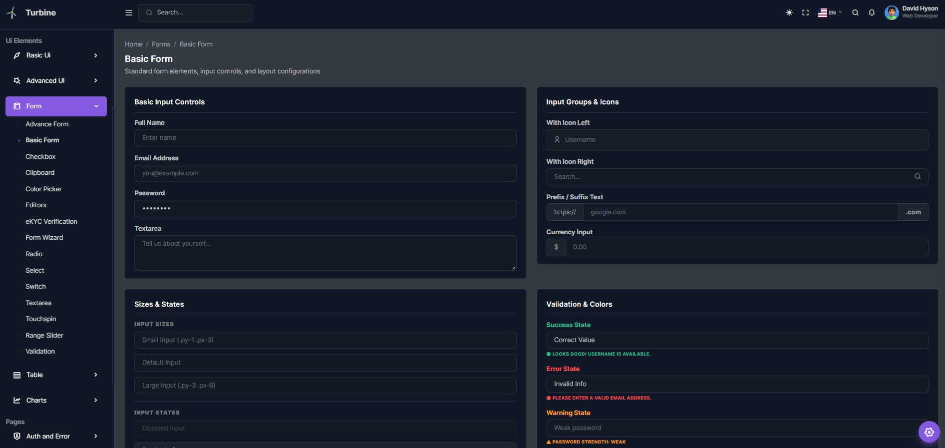 Form Admin Template Laravel