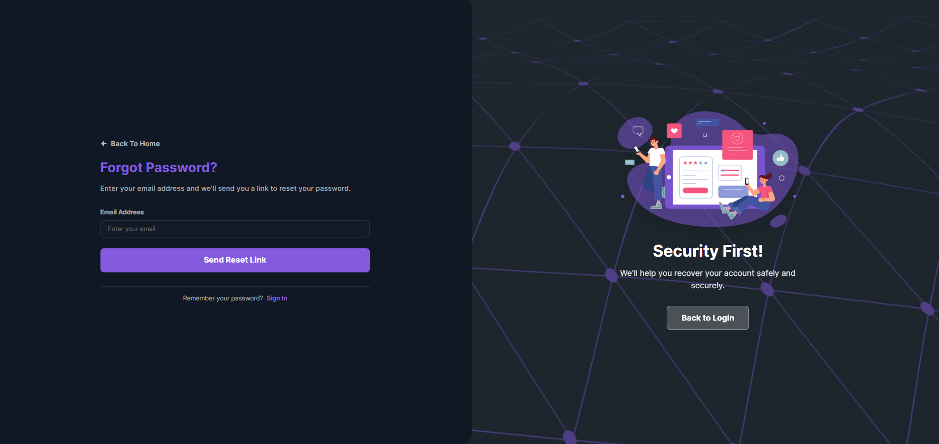 Auth Pages Admin Template Laravel